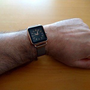 Accutime Rose Gold Analog Watch